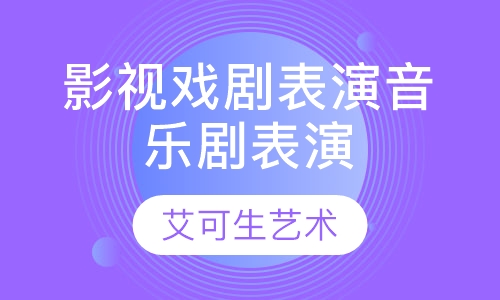 影视戏剧表演音乐剧表演