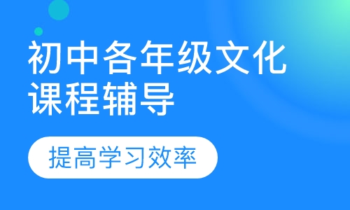 初中各年级文化课程辅导