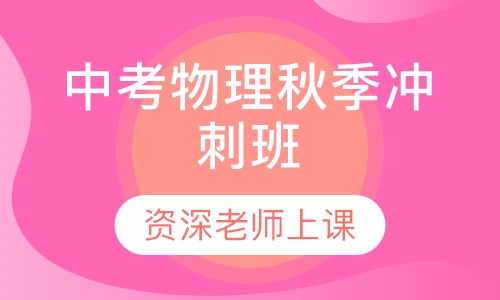 中考物理秋季冲刺班