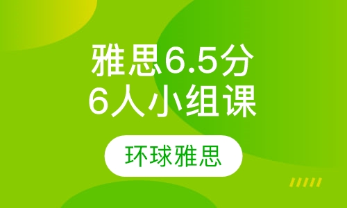 雅思6.5分6人小组课