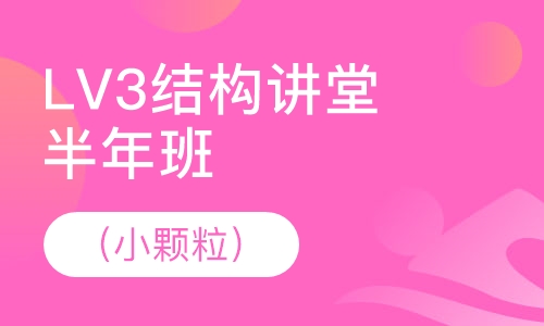 LV3结构讲堂（小颗粒）半年班