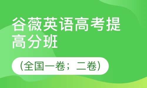 高考提高分班 一对一