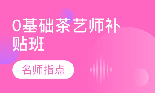 0基础茶艺师补贴班