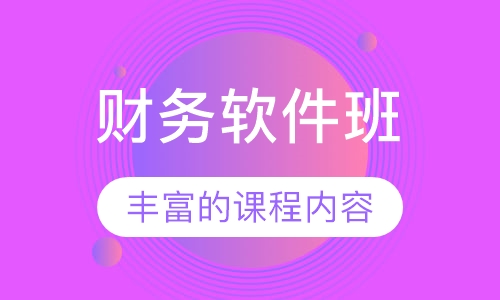 财务软件班