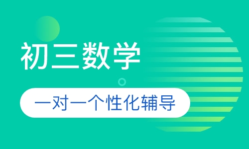 初三数学一对一辅导