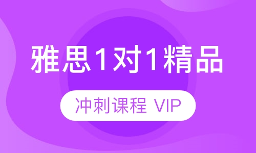 雅思1对1精品冲刺课程 VIP