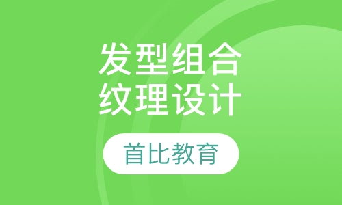 当代发型组合纹理设计