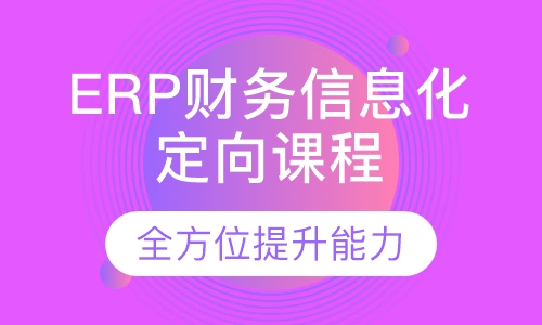 ERP财务信息化定向课程