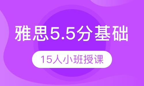 雅思5.5分基础精品班（15人）