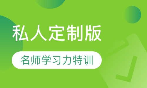 私人定制版名师学习力特训课程