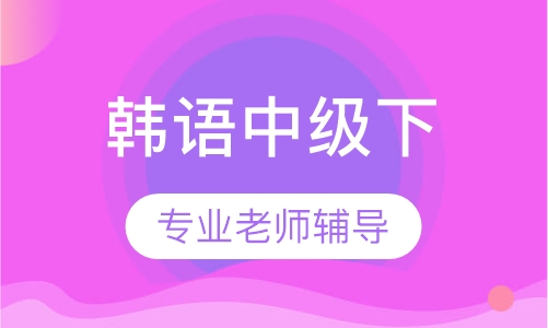 寒假班韩语中级下（4级）