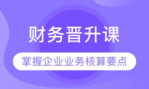 财务晋升课（快速掌握企业核算要点）