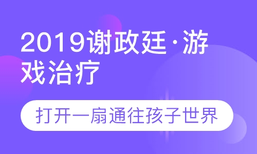 2019谢政廷·游戏治疗实务培训