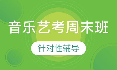 音乐艺考周末班