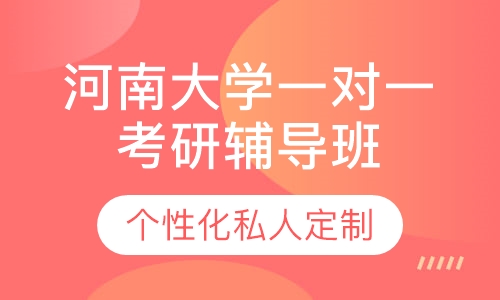 直播课河南大学一对一考研辅导班