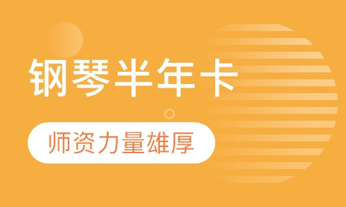 钢琴启蒙半年卡