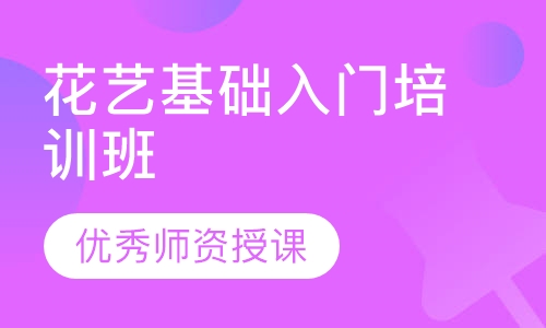 花艺基础入门培训班