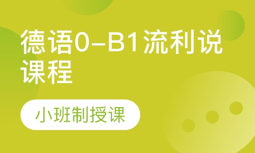 德语0-B1流利说课程