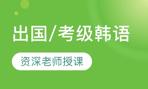 出国/考级韩语