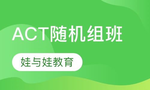 ACT(2-3人)随机组班VIP
