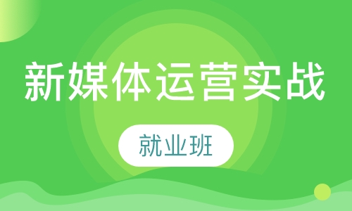 新媒体运营实战就业班