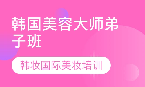 韩国大师弟子班