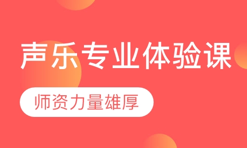 声乐专业体验课