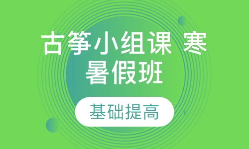古筝小组课 寒暑假班