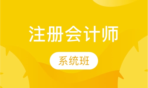 注册会计师系统班