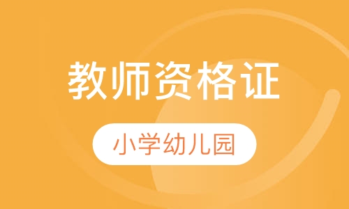 小学幼儿园教师资格证基础精讲班