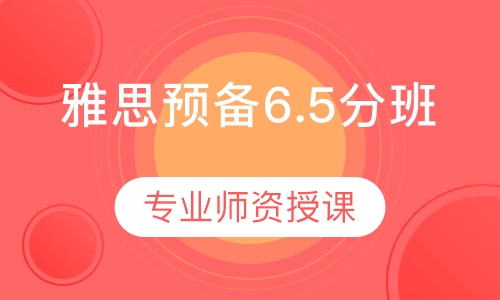 雅思预备6.5分班