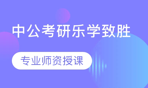 中公考研乐学致胜