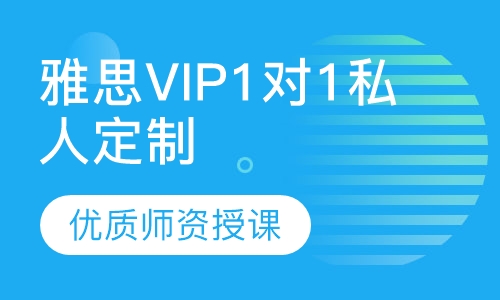 雅思VIP1对1私人定制课程