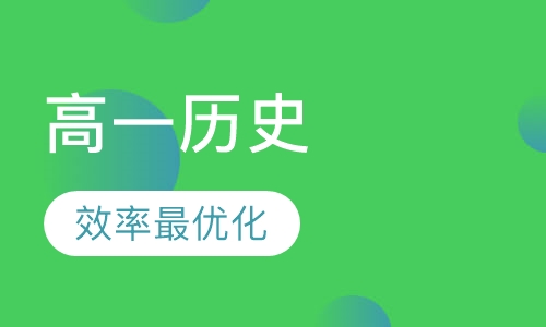 高一历史一对一辅导课程