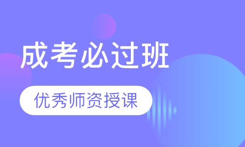 成考必过班