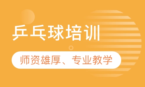 乒乓球培训