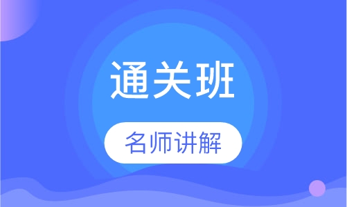 名师详解通关班