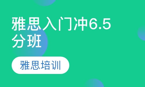 雅思入门冲6.5分班