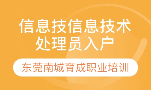 信息技术处理员入户