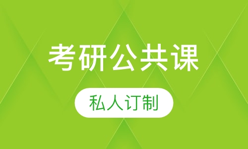 考研公共课私人订制一对一