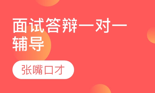 面试答辩一对一辅导