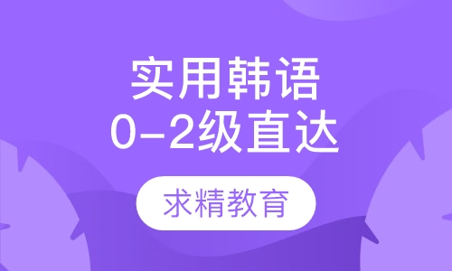 实用韩语0-2级 直达班