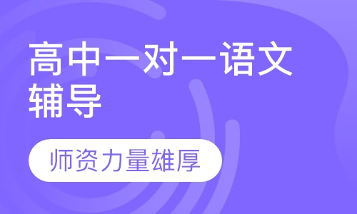 高中一对一语文辅导