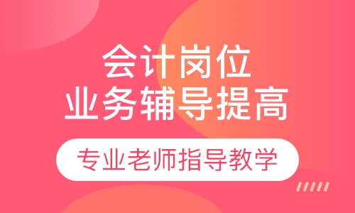 会计岗位业务辅导提高