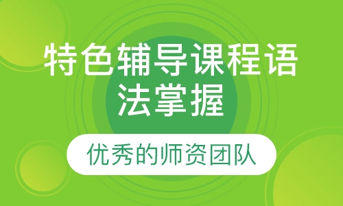 特色辅导课程语法掌握