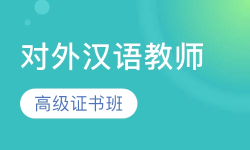 对外汉语教师高级证书班