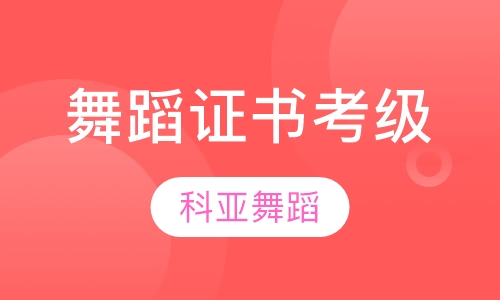 舞蹈证书考级