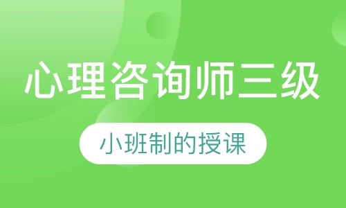 心理咨询师三级面授班