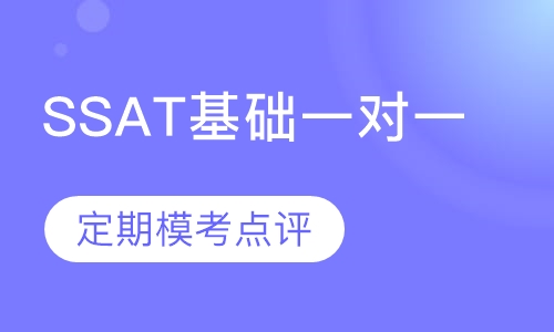 SSAT基础VIP一对一