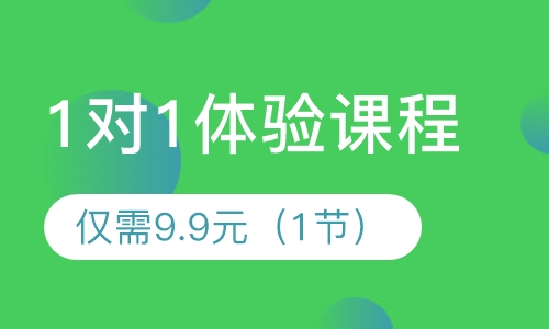 9.9元1对1辅导体验课程（1节）
